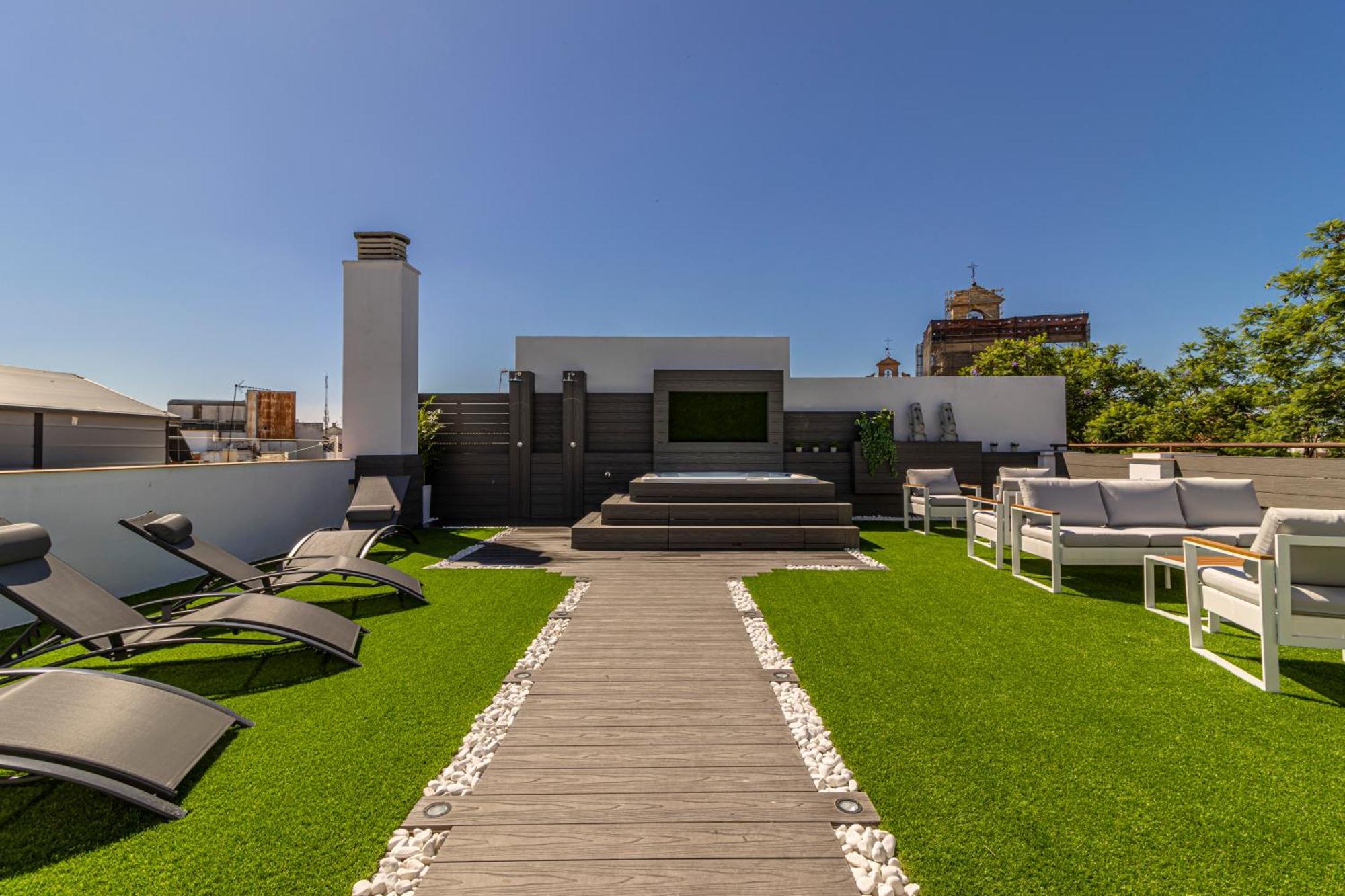 Allo Apartments Plateros Centro Jacuzzi Comunitario Jerez de la Frontera Buitenkant foto