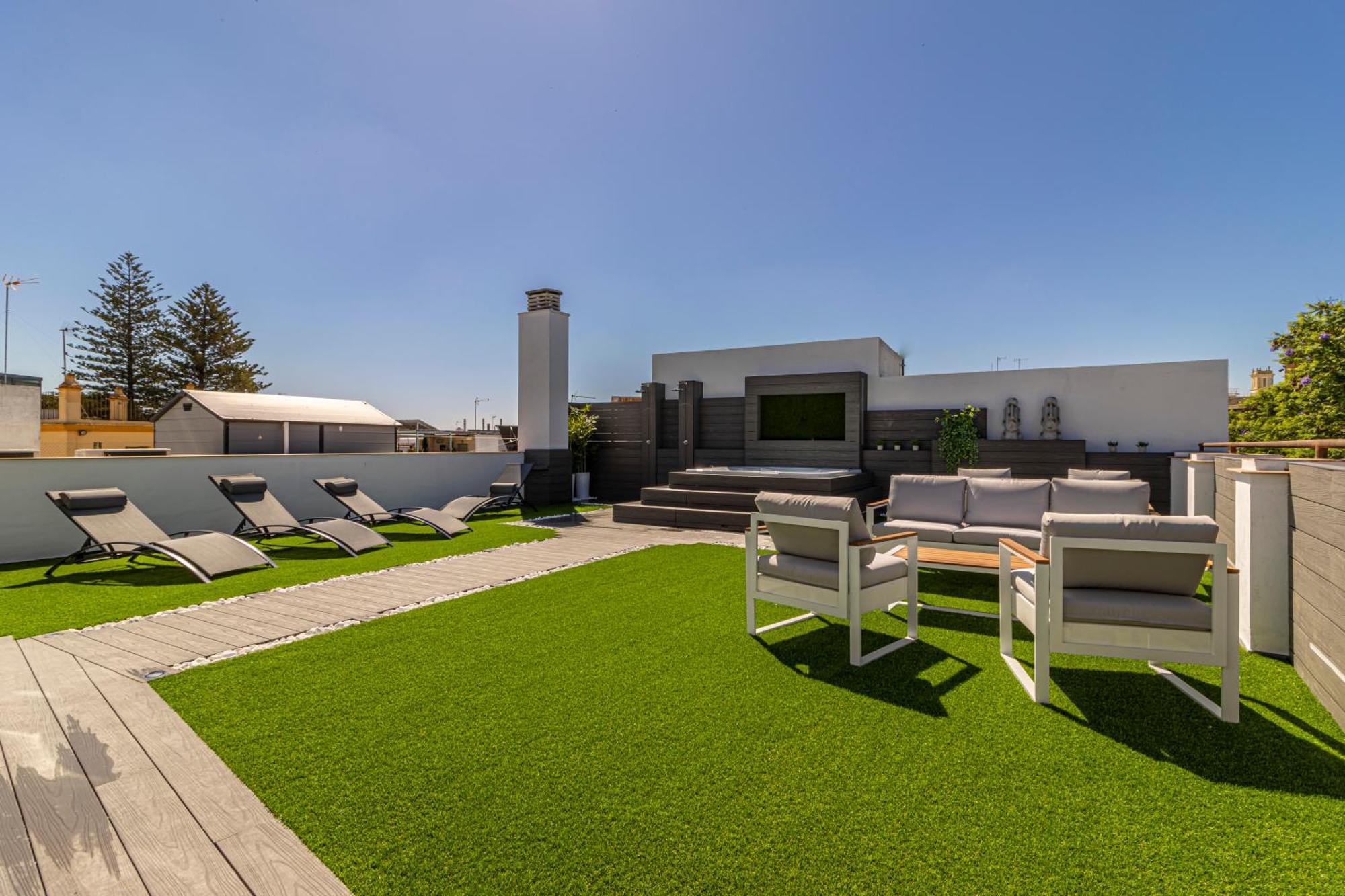 Allo Apartments Plateros Centro Jacuzzi Comunitario Jerez de la Frontera Buitenkant foto