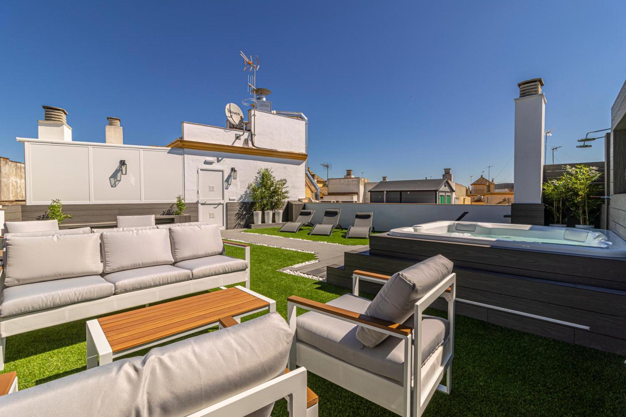 Allo Apartments Plateros Centro Jacuzzi Comunitario Jerez de la Frontera Buitenkant foto